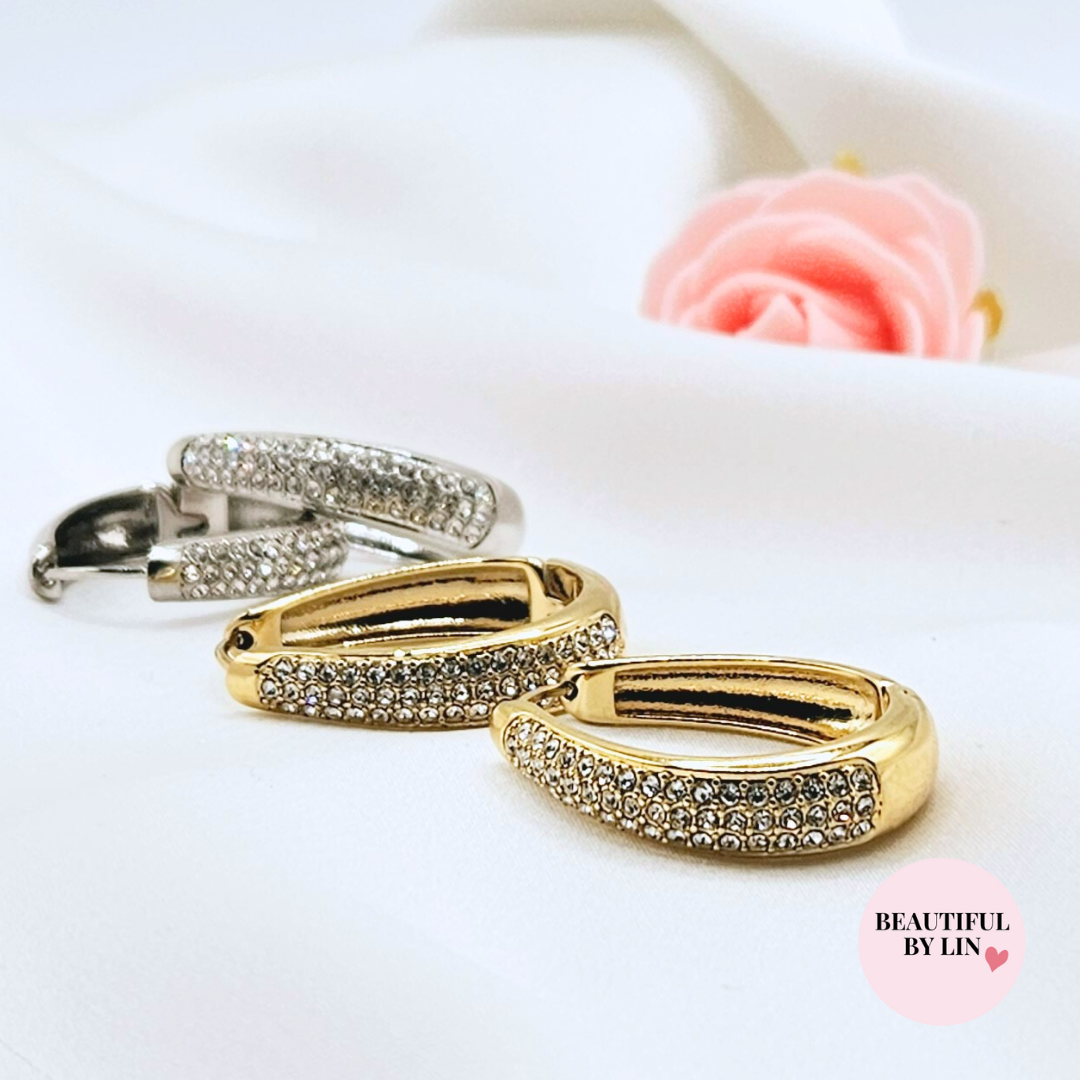 Lucie glam statement oorbellen