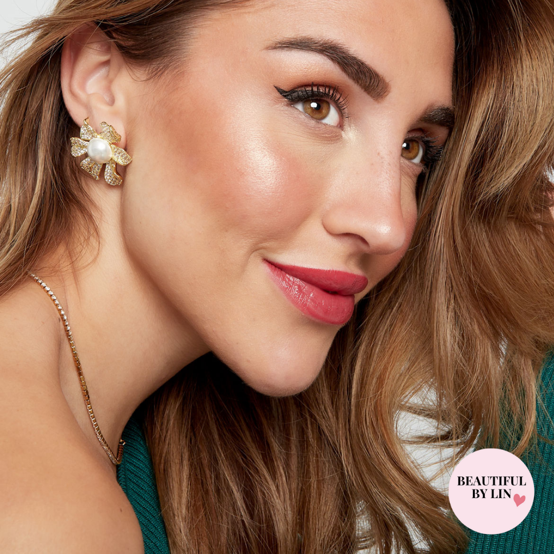 Sparkle Pearl statement oorbellen SALE
