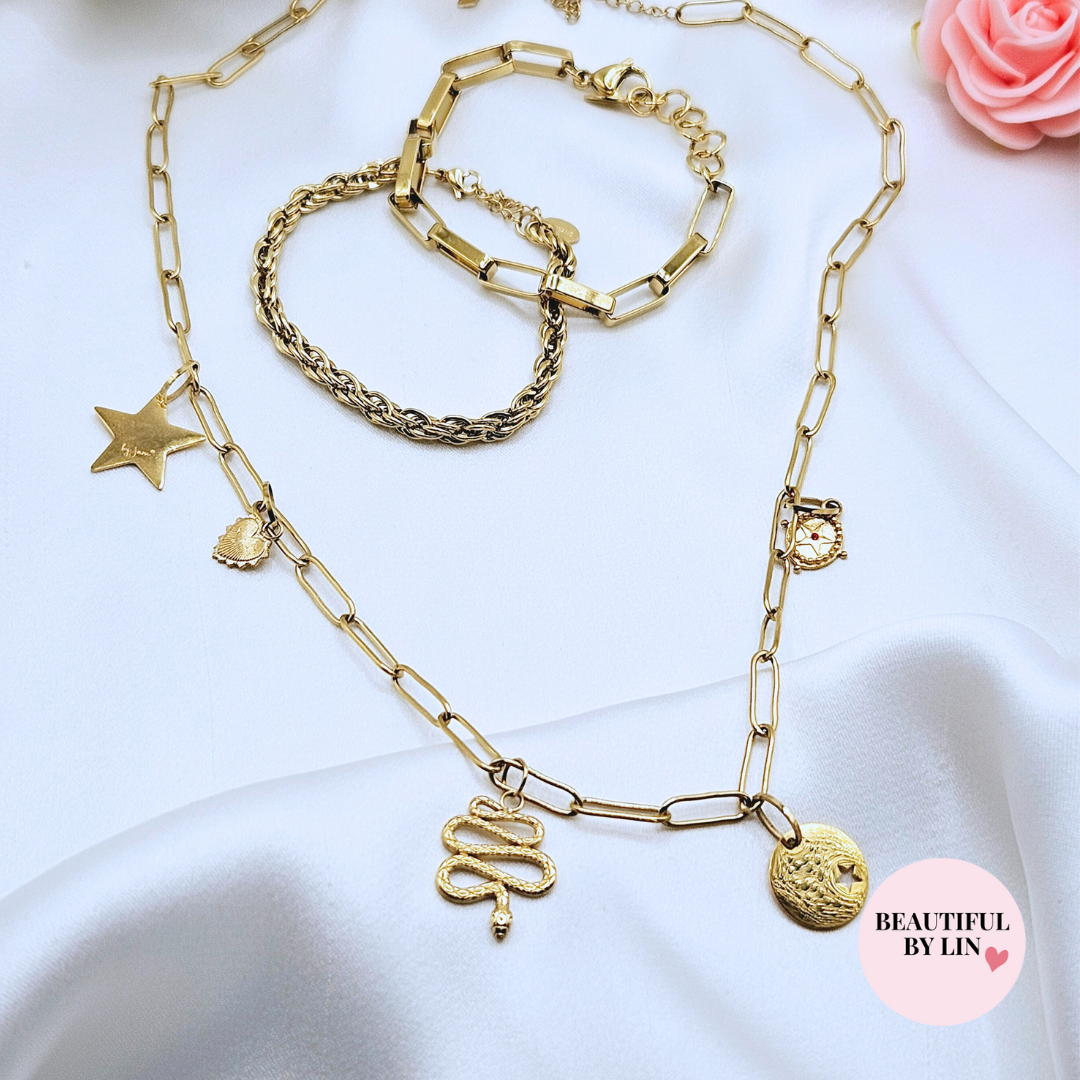Gouden bedelketting