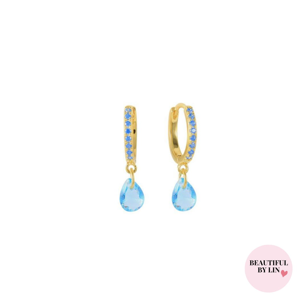 Kleine druppel oorbellen