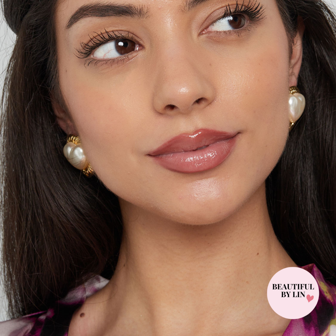 Vintage hart oorbellen