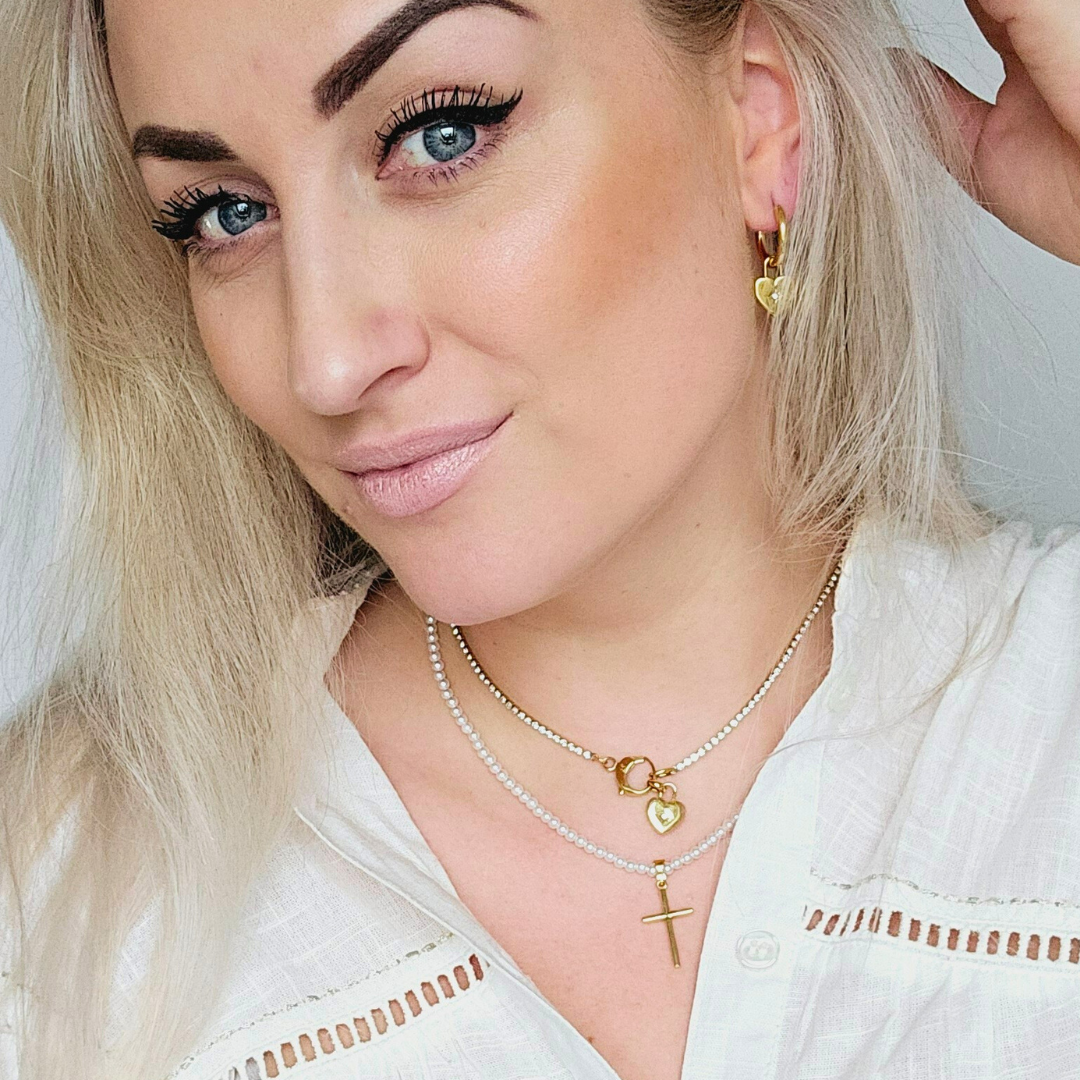 Ketting met hartjes hanger