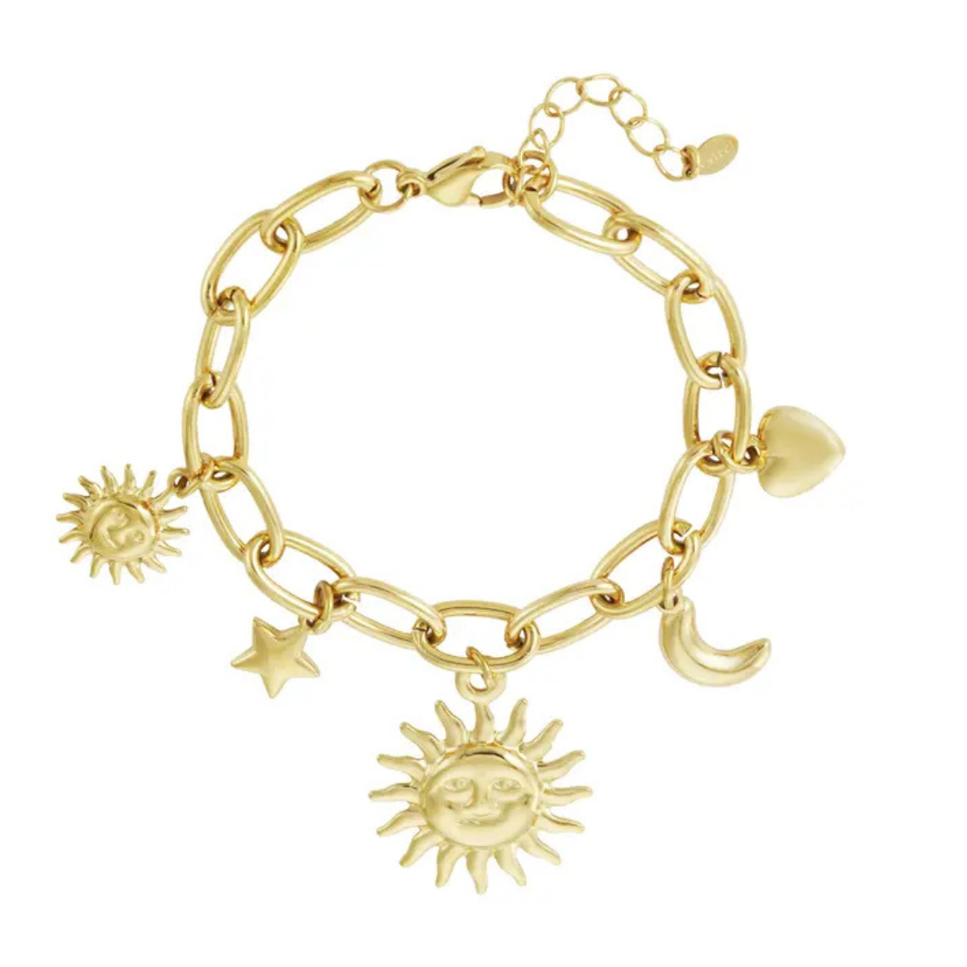 Bedelarmband zon