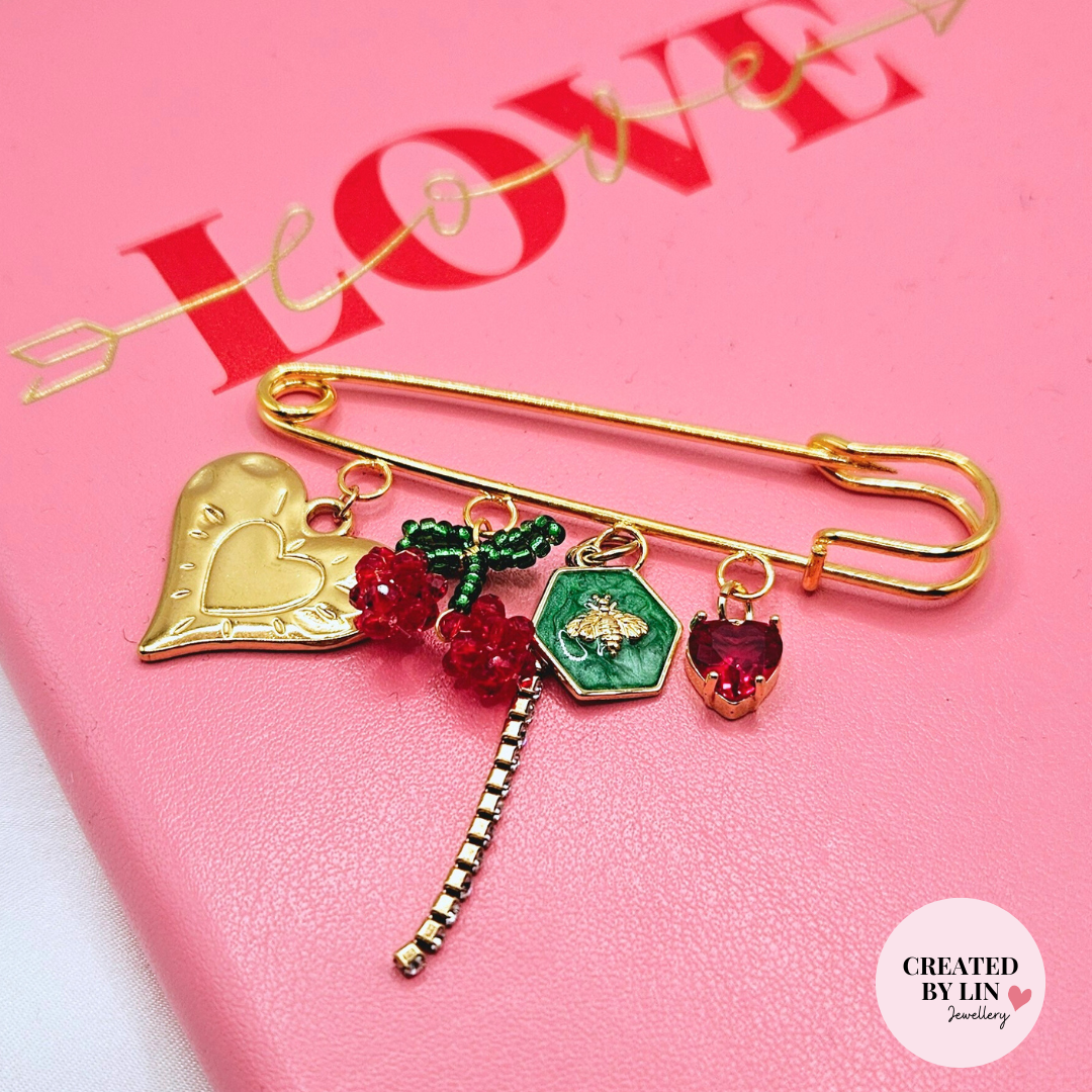 Broche kers🍒