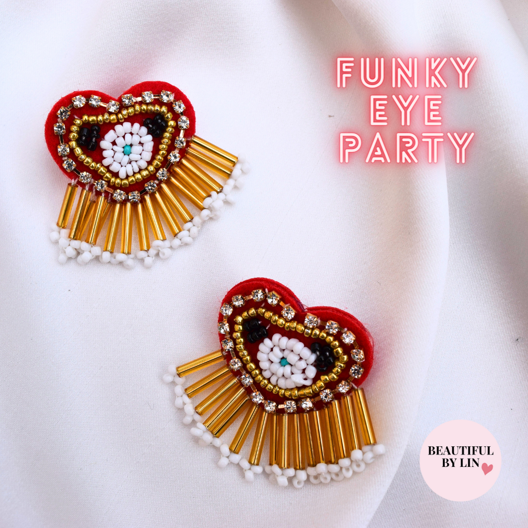Funky Eye Statement oorbellen SALE