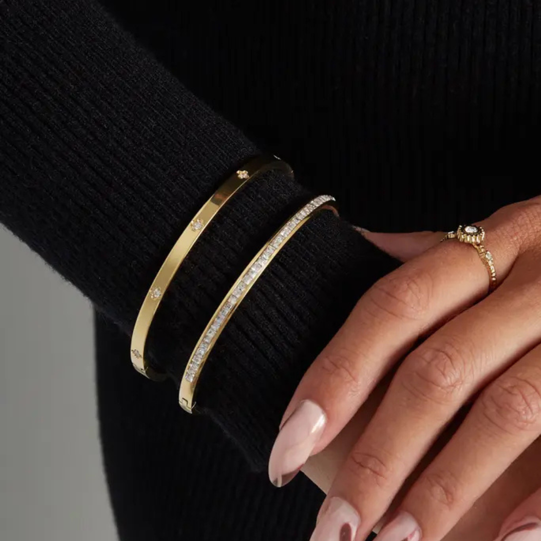 Strass slavenarmband