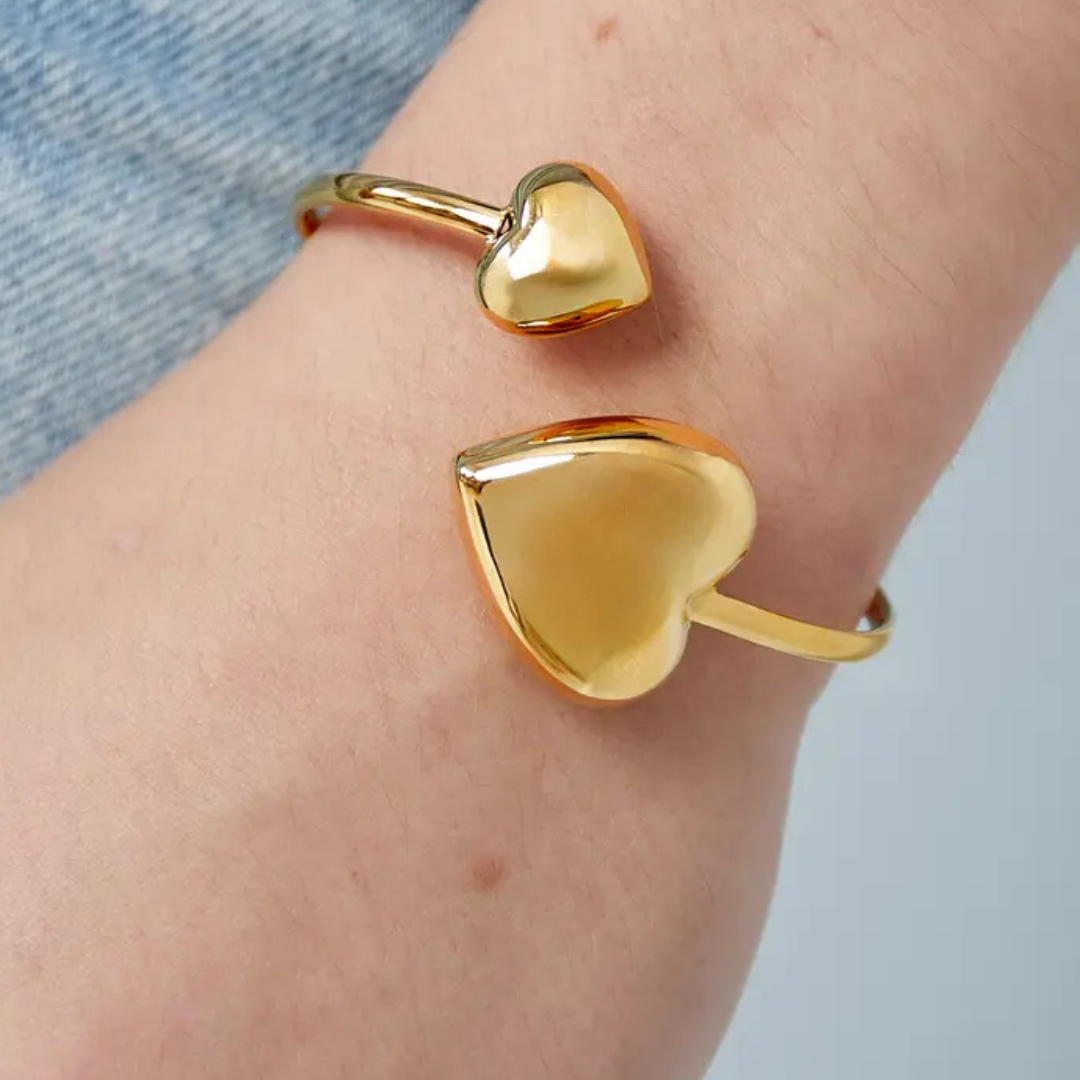 Dubbele hart armband