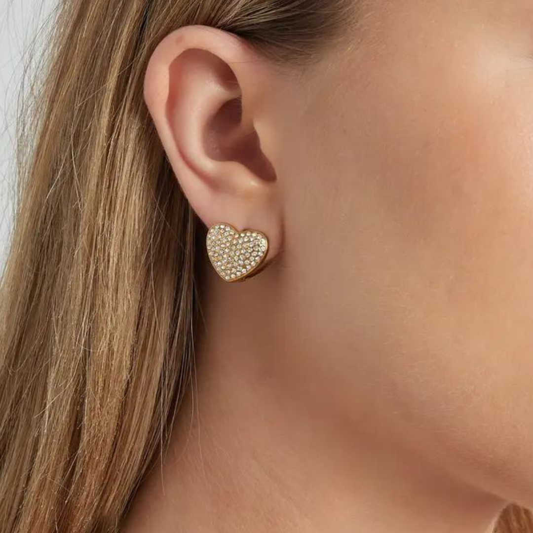 Sparkle harts oorbellen