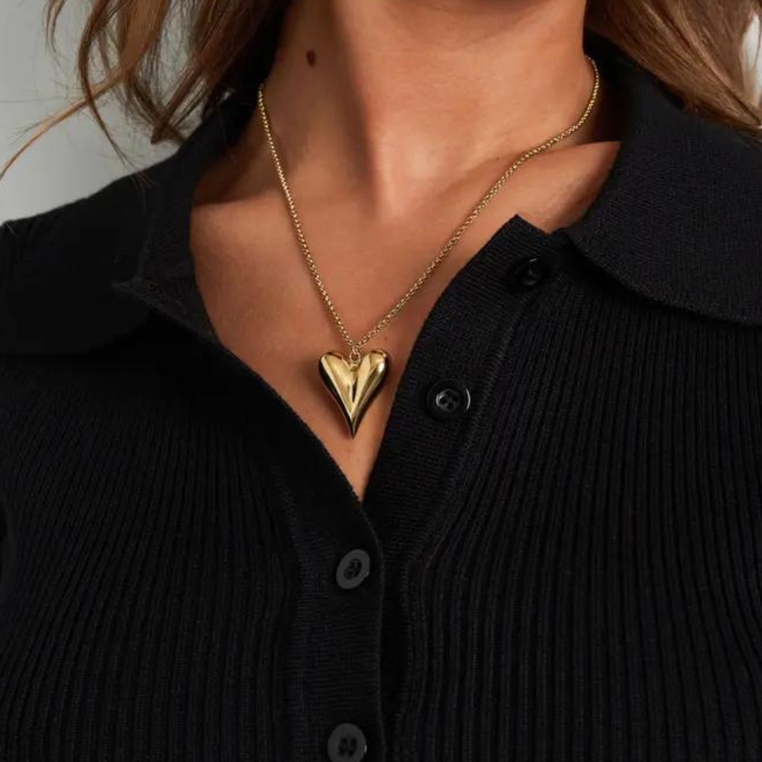Stoere hartjes ketting