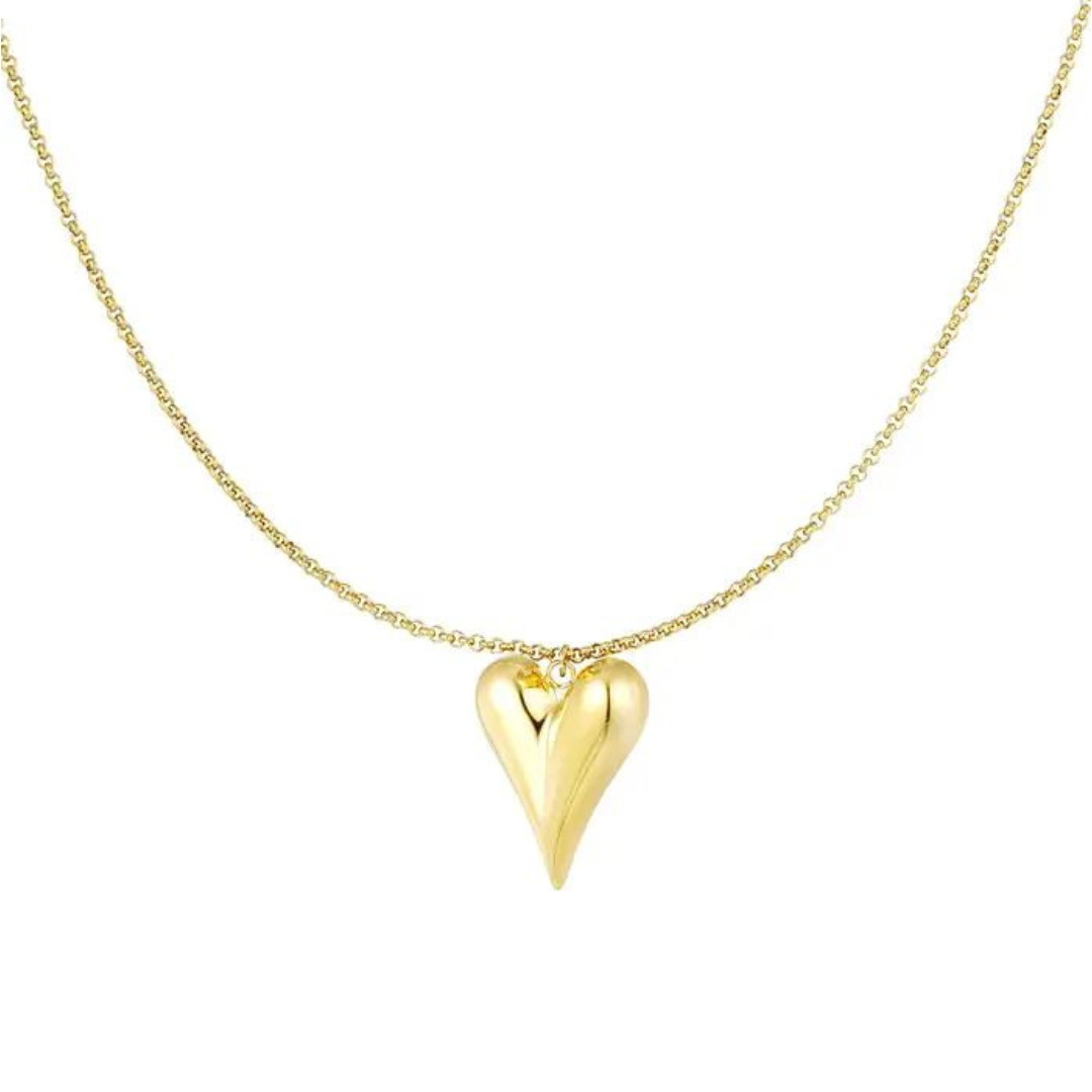 Stoere hartjes ketting