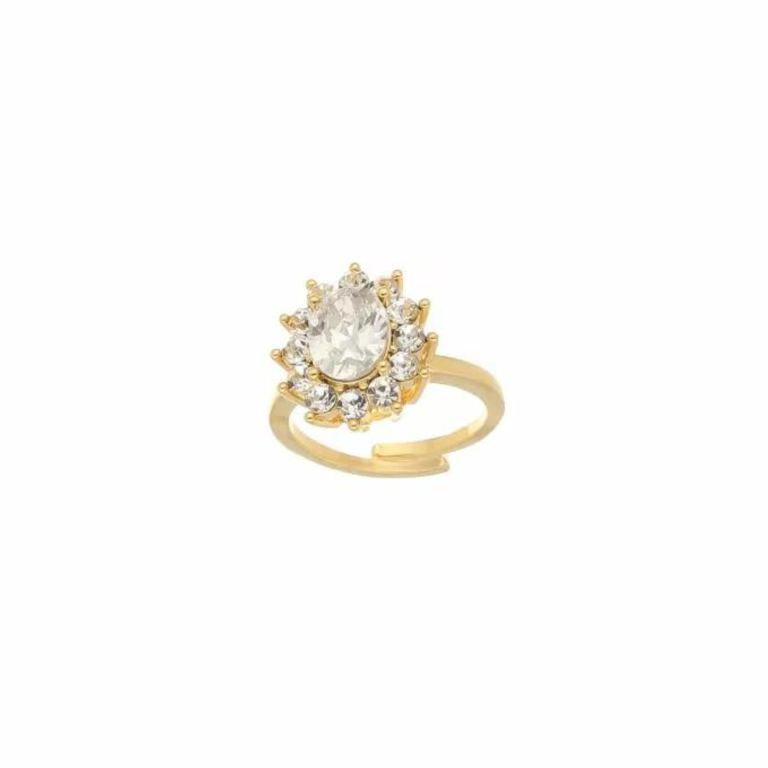 Gouden ring met diamant