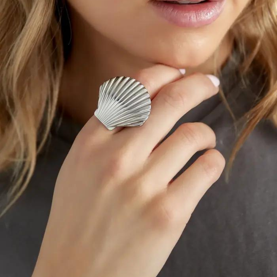 Grote schelp ring