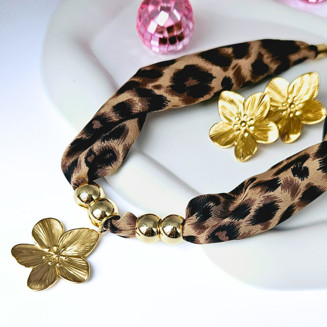 Ketting Leopard Flower
