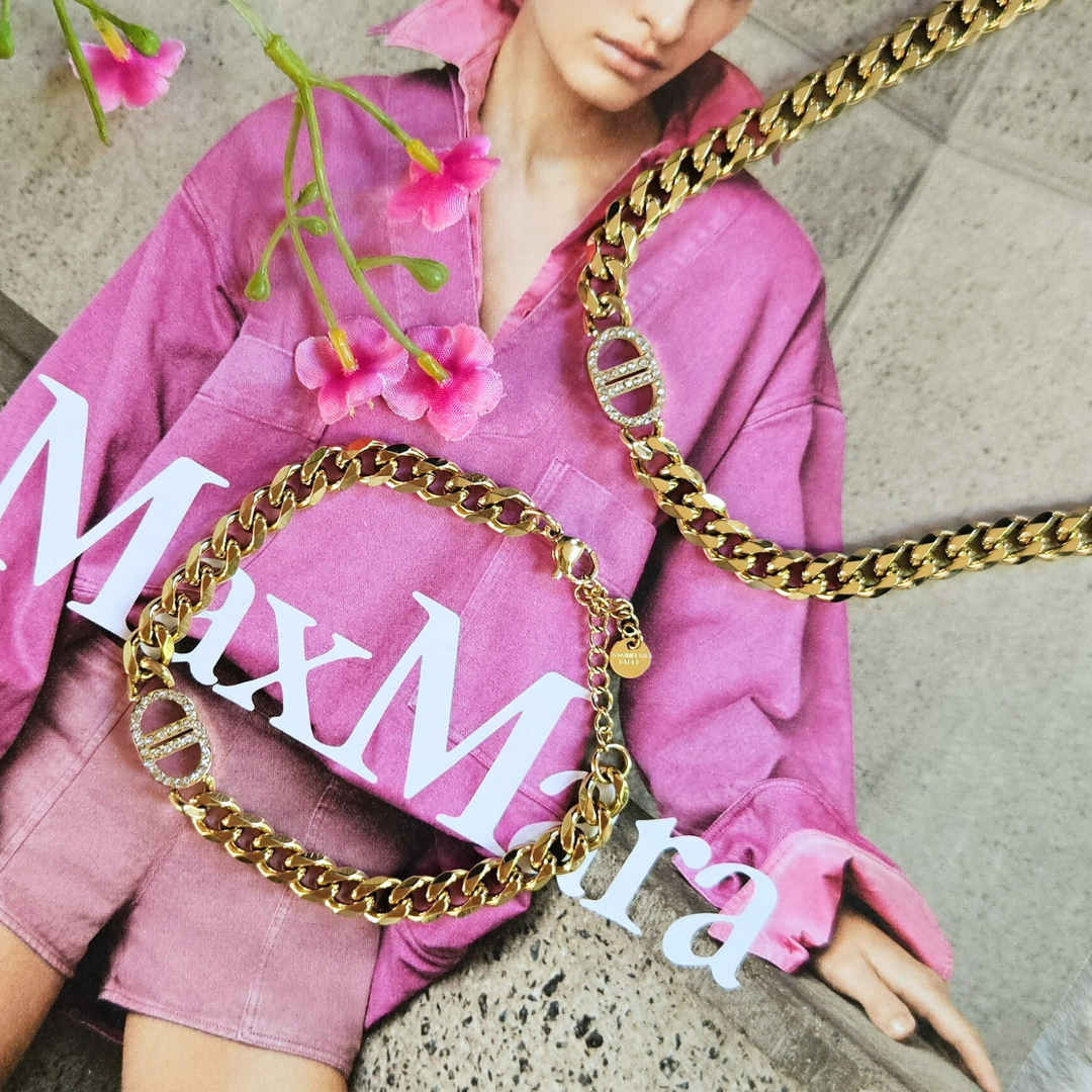 Inspired armband goud