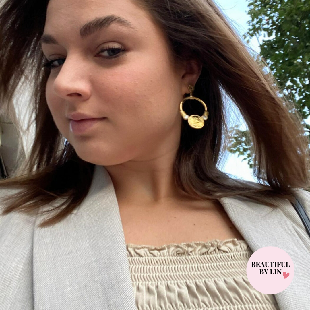 Quinn statement oorbellen