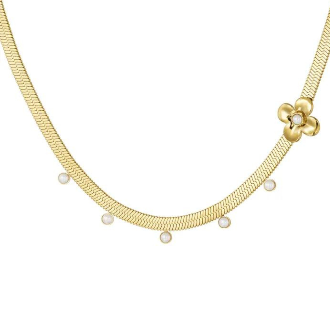 Ketting met bloem