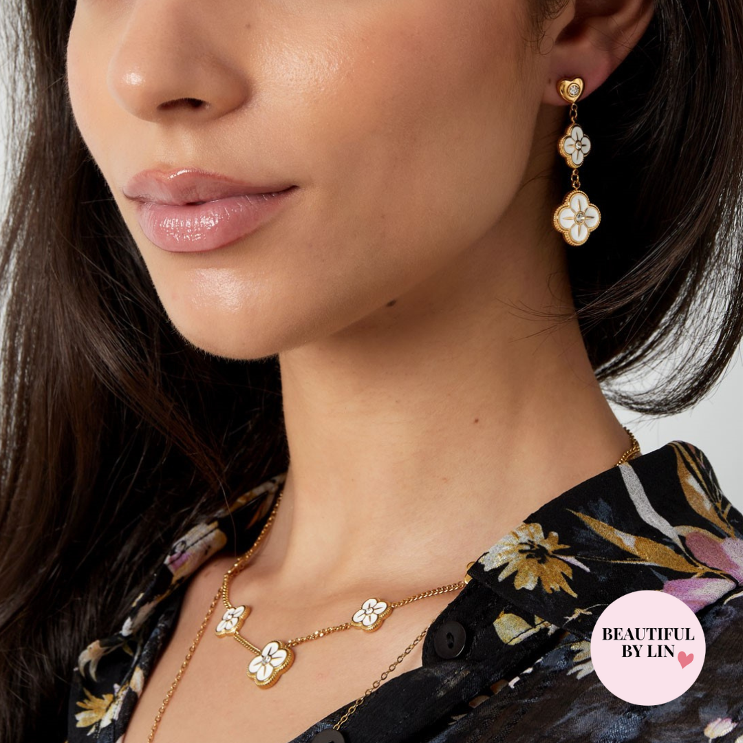 Flower Statement oorbellen