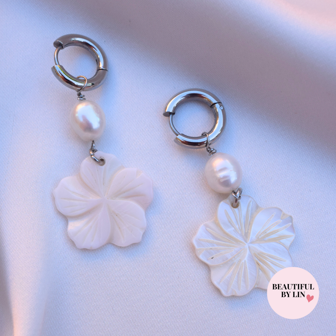 Fine Flower Statement oorbellen SALE