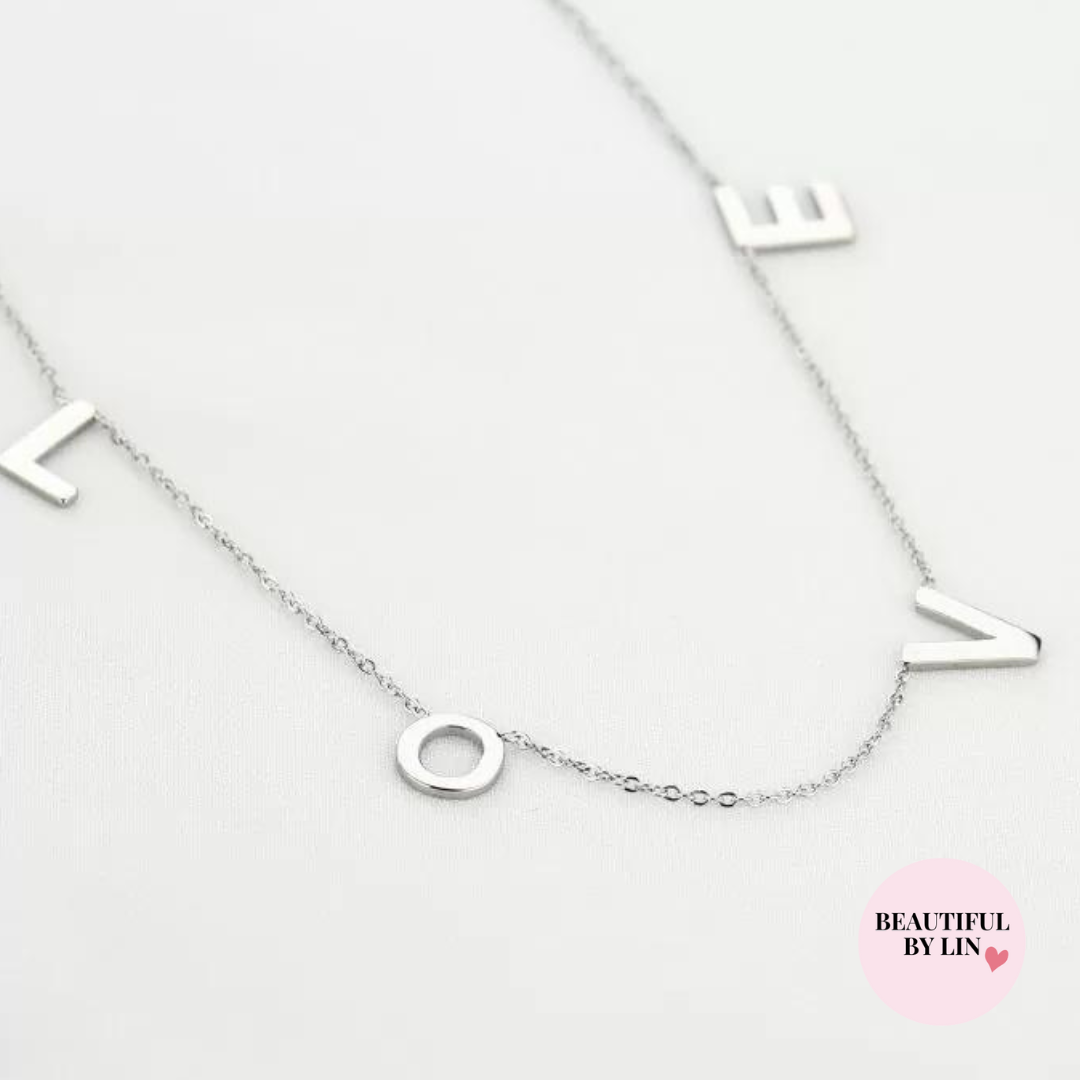Silver Love ketting