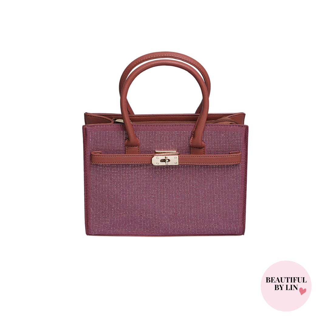 Inspired bag fuchsia