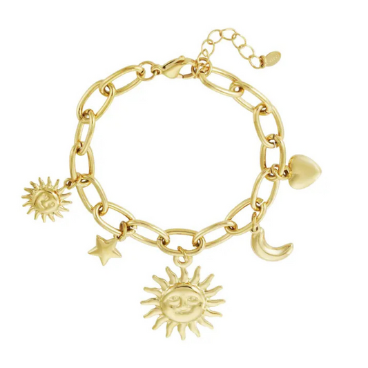 Bedelarmband zon