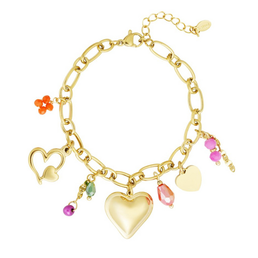 Bedelarmband Happy