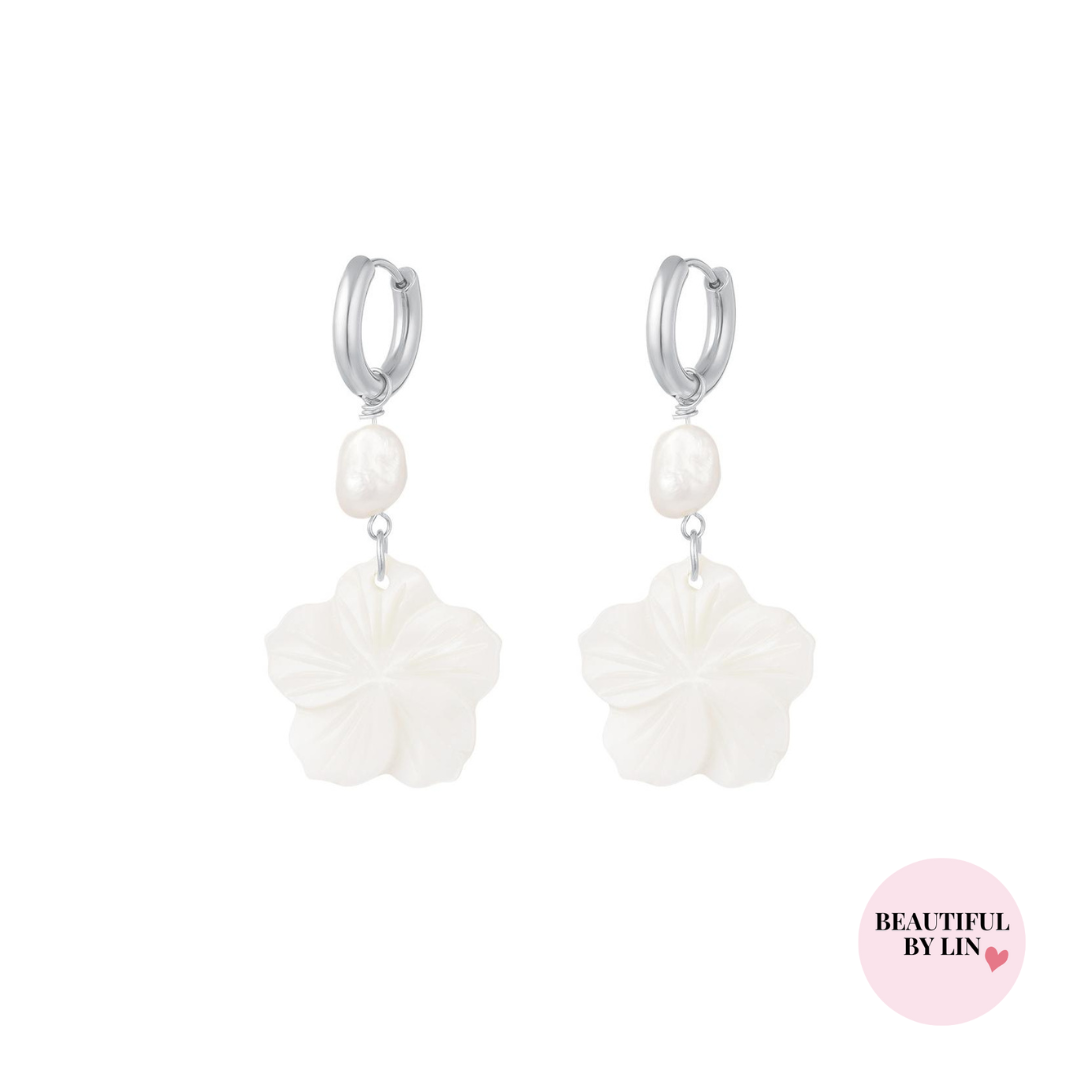 Fine Flower Statement oorbellen SALE