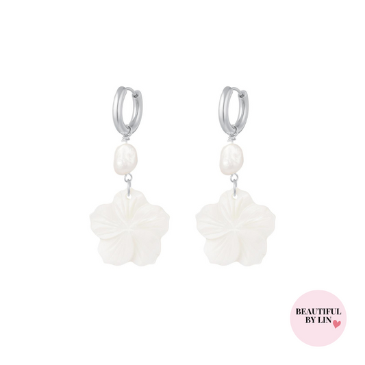 Fine Flower Statement oorbellen SALE