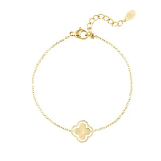 Dubbele klaver armband