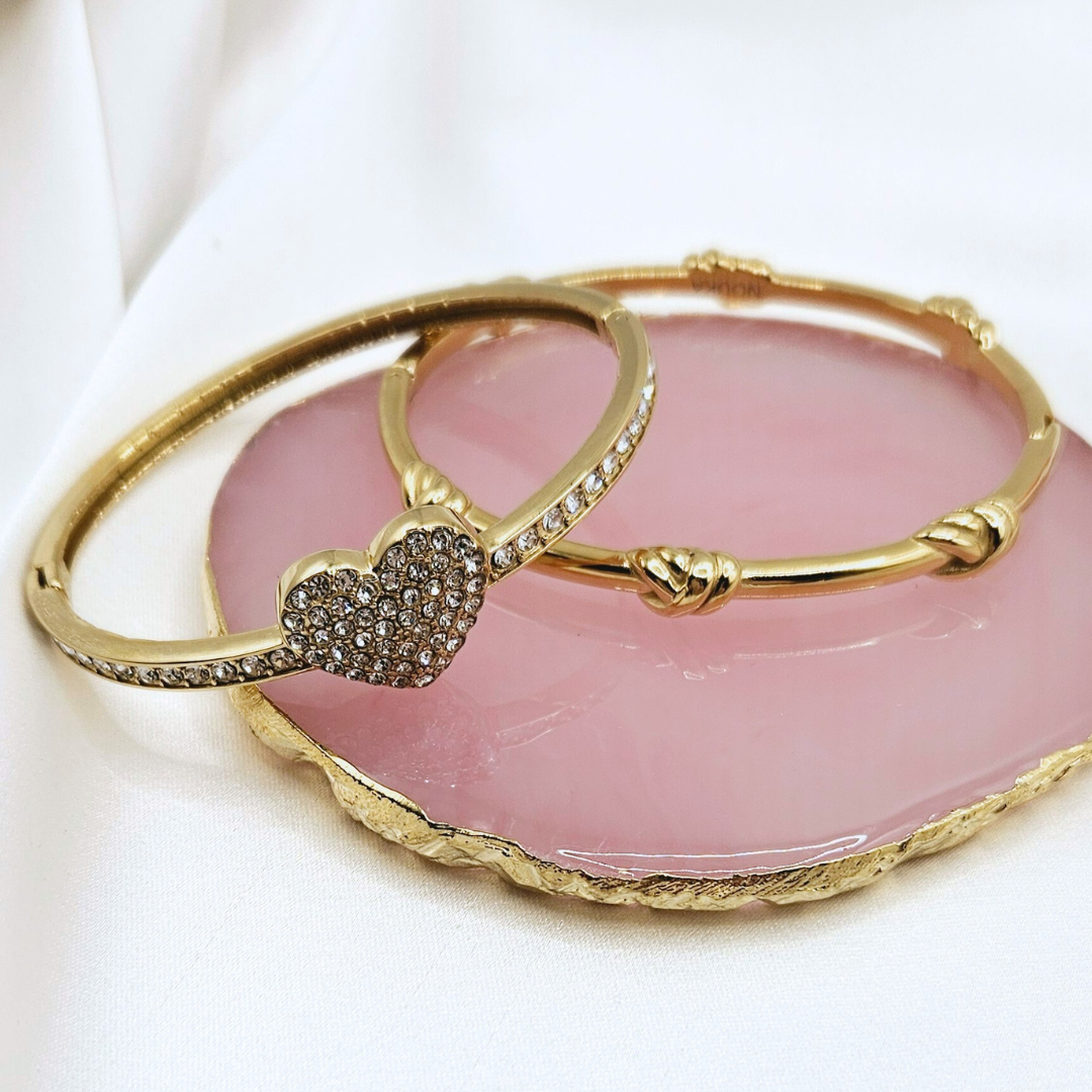 Geknoopte bangle armband