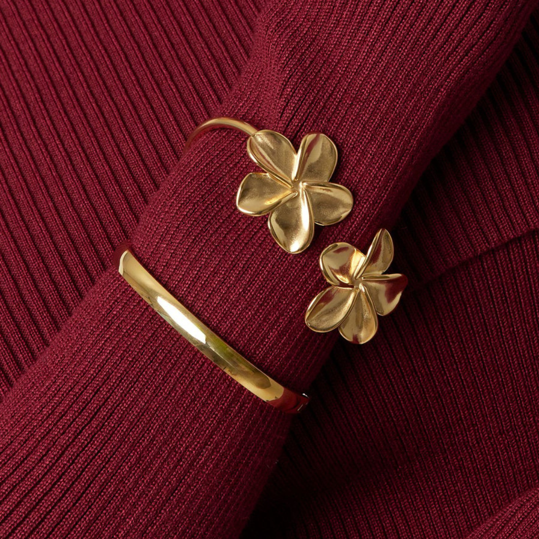 Armband bloemen duo