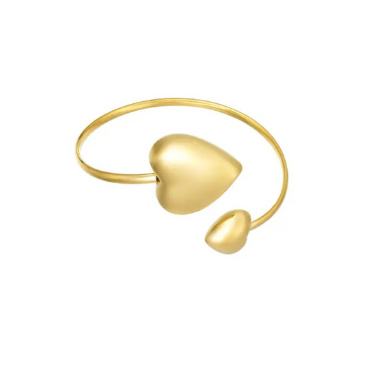 Dubbele hart armband