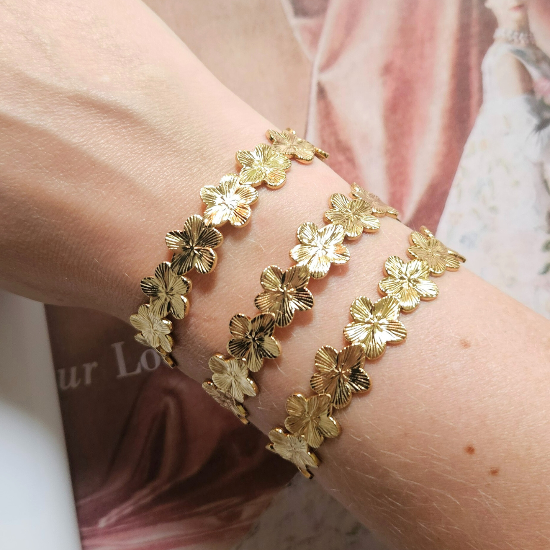 Bloemen armband
