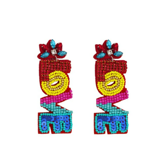 LOVE statement oorbellen