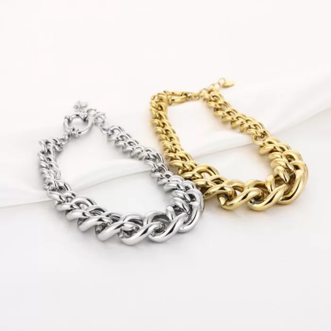 Grote schakelarmband