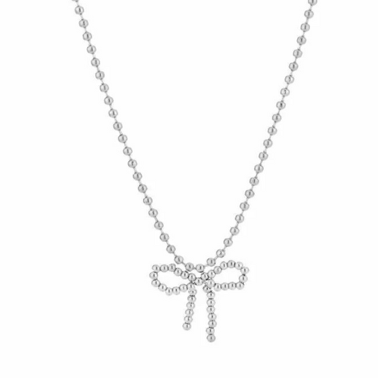 Ketting met strik bolletjes