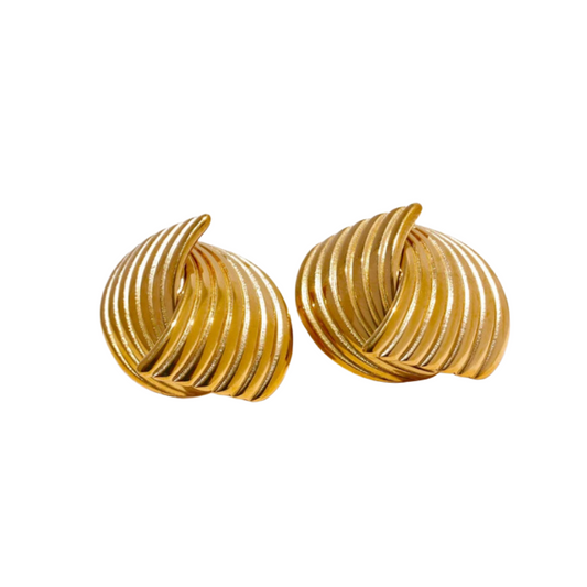 Oorstekers chic goud