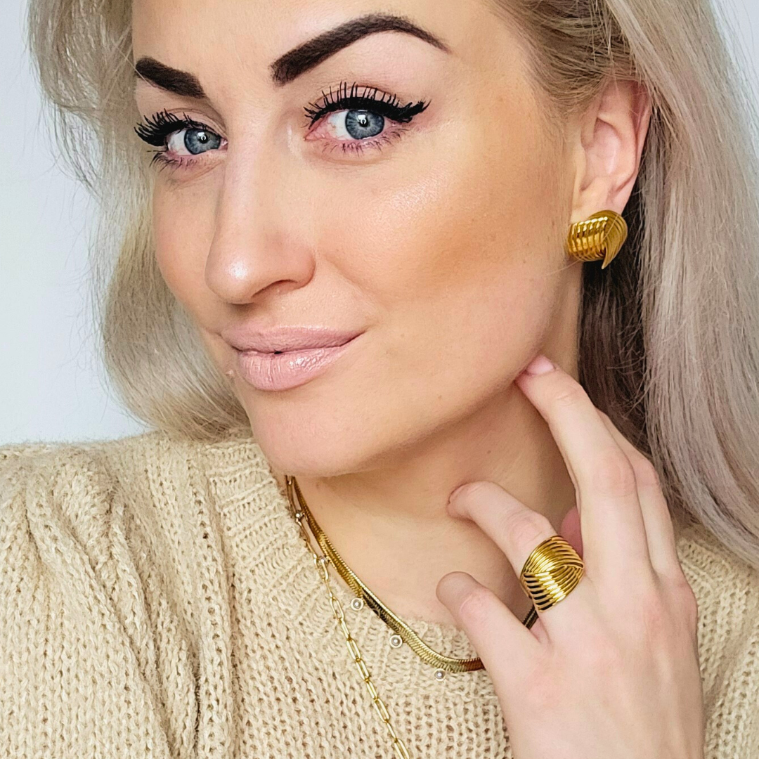 Gouden ring chic