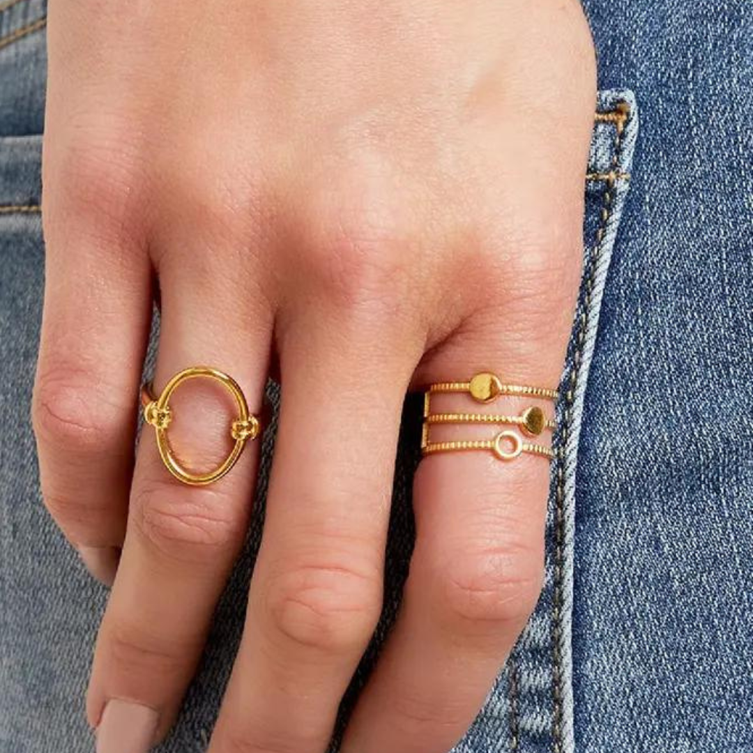 Ovale open ring