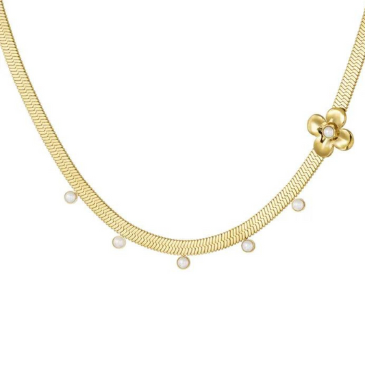 Ketting met bloem
