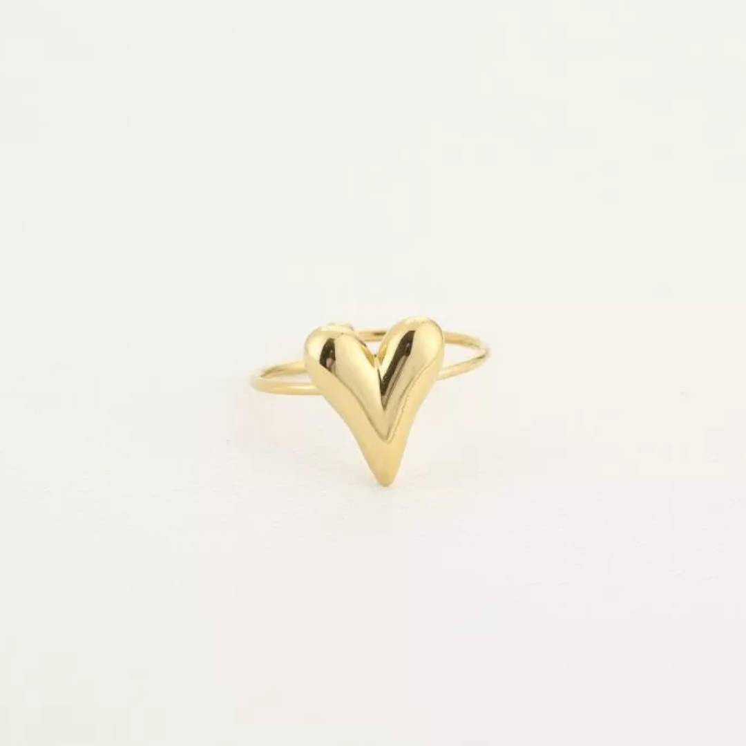 Aesthetic hartjes ring