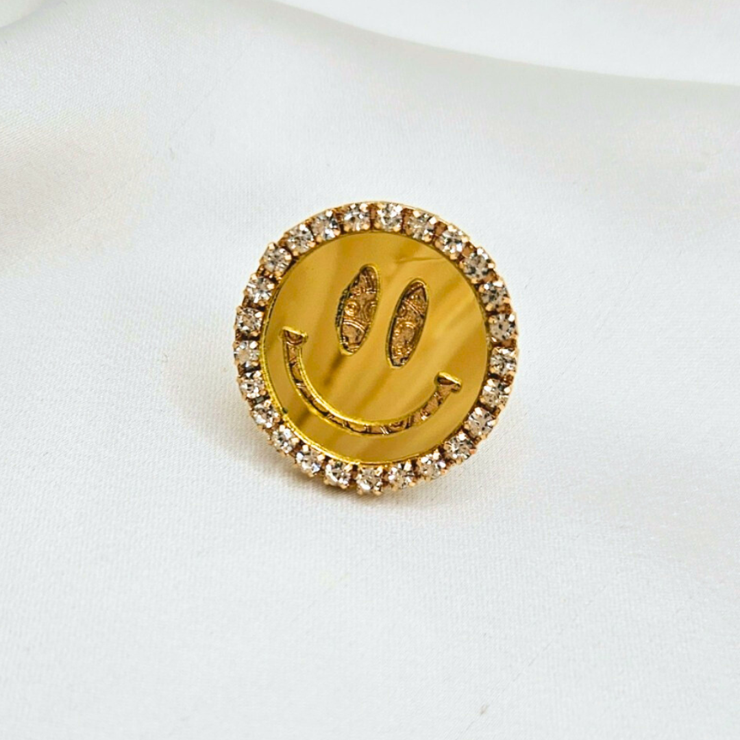 Smile ring goud