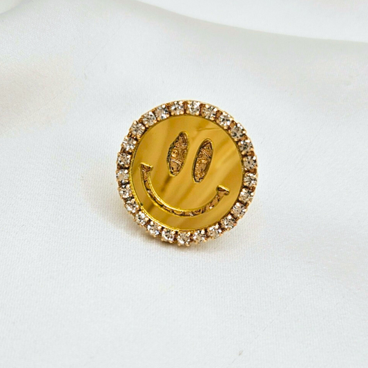 Smile ring goud