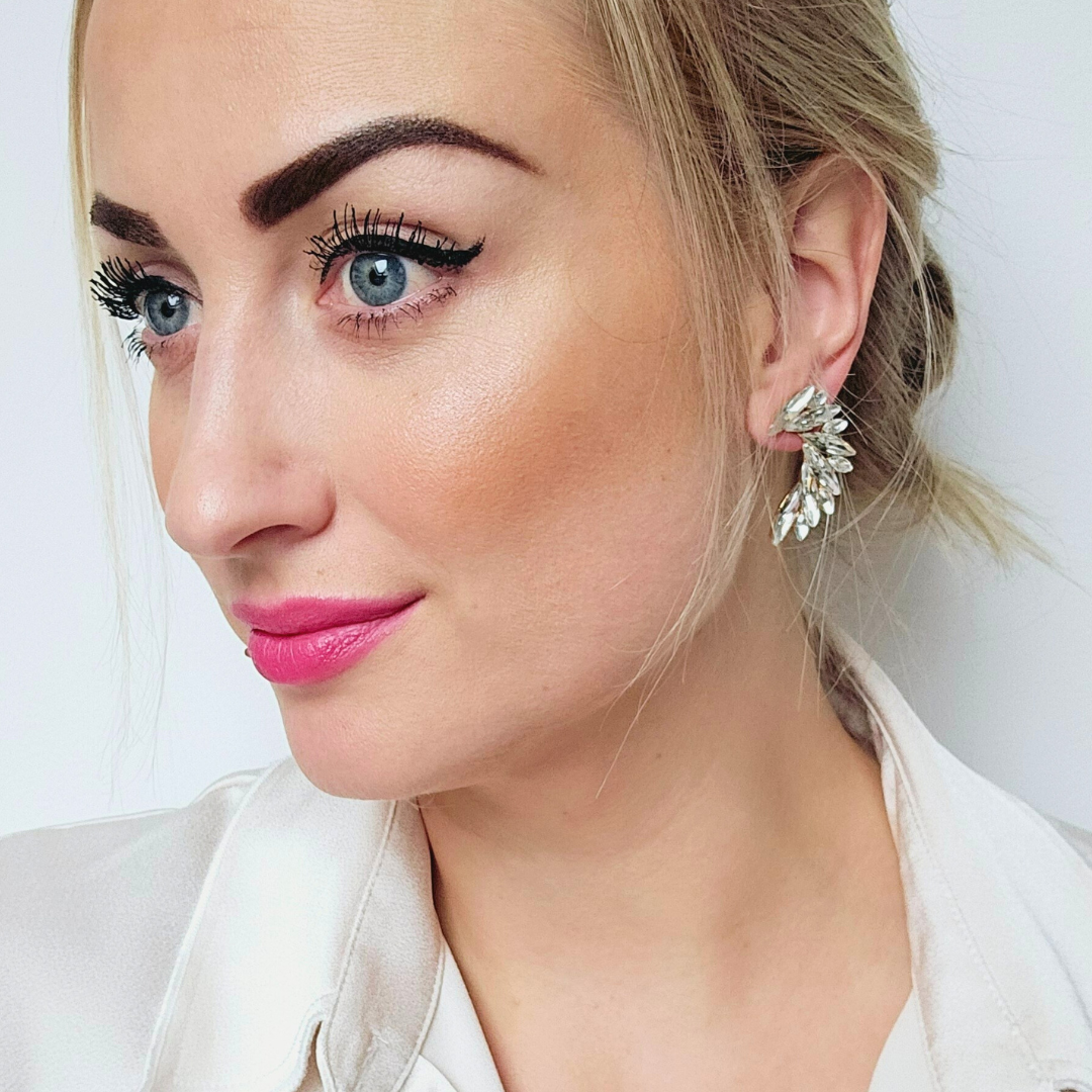 Statement oorbellen crystal