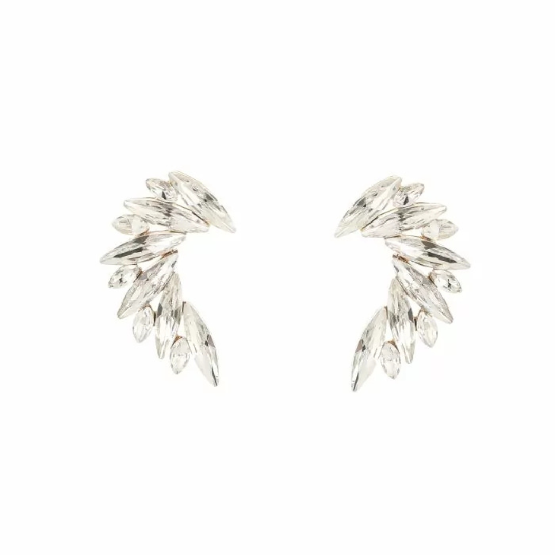 Statement oorbellen crystal