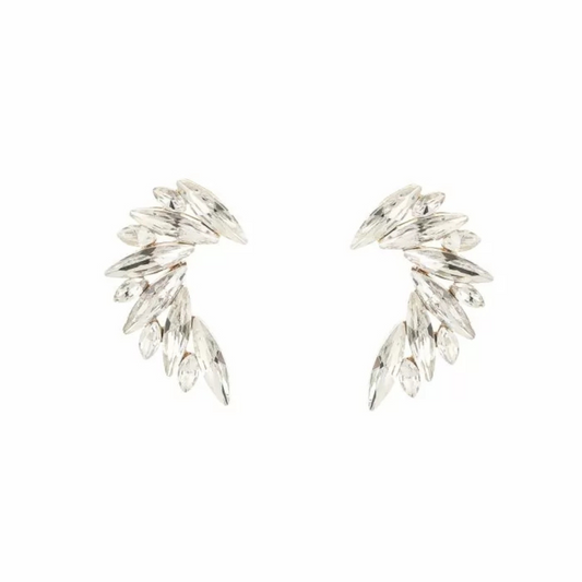 Statement oorbellen crystal