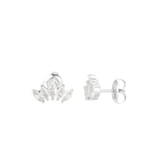 Studs met vijf diamanten