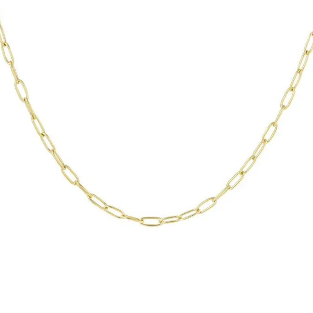 Subiele schakelketting goud