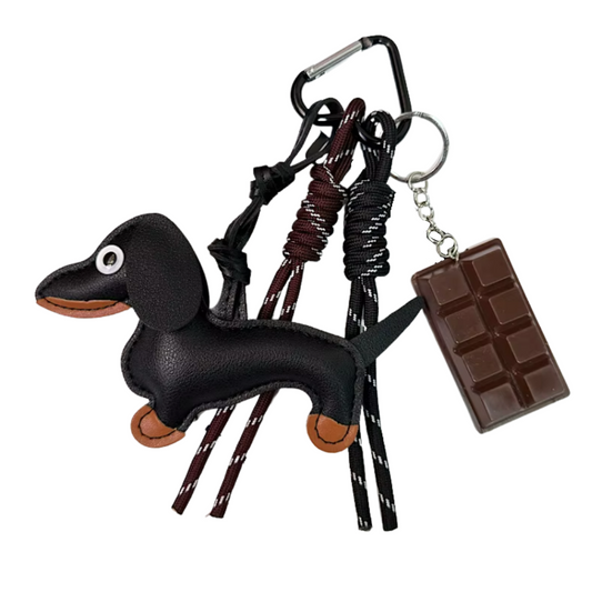 Teckel hanger chocolade