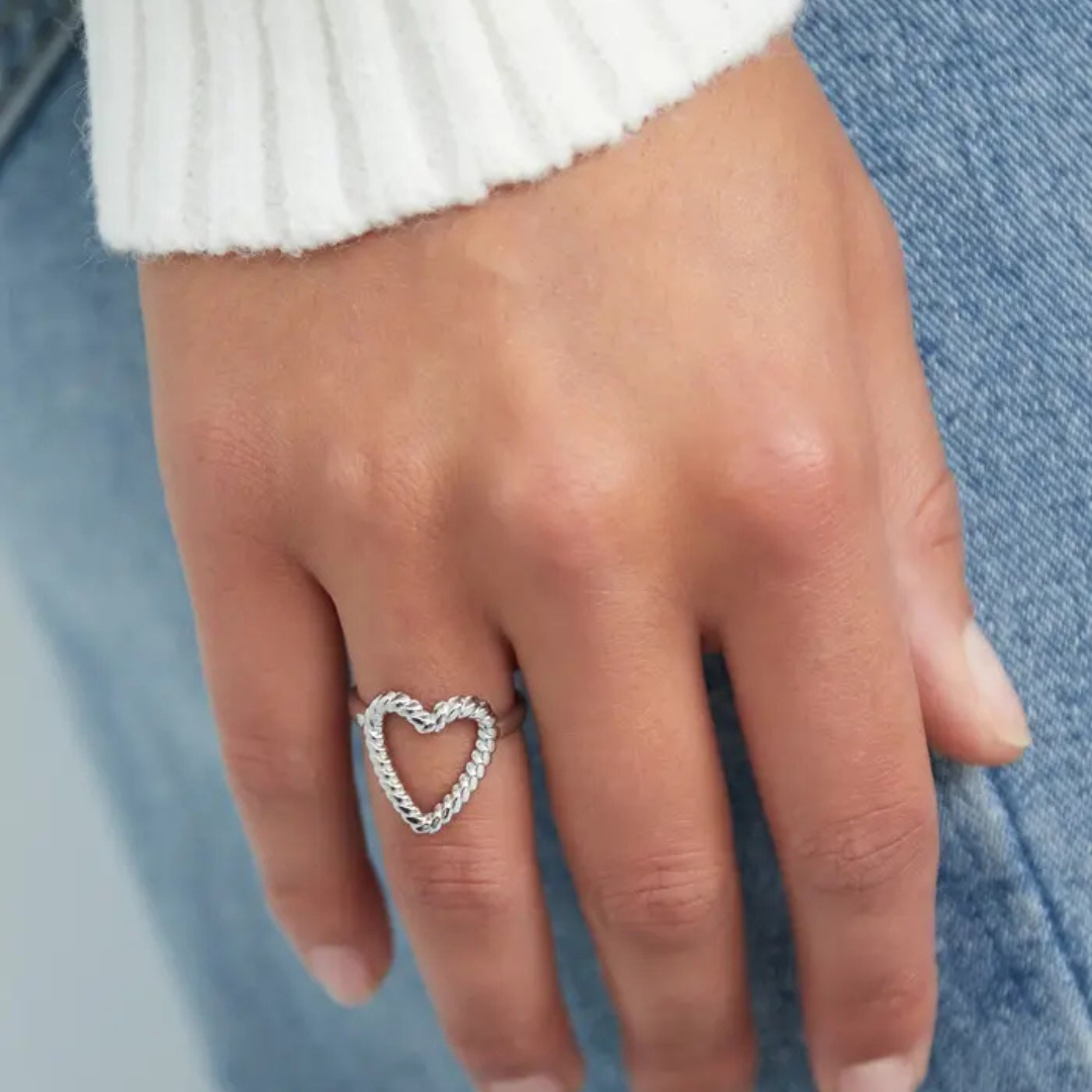 Gouden Hartjes ring